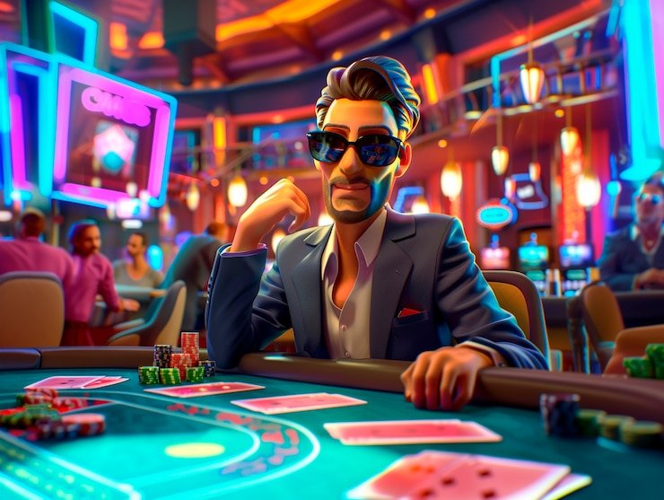Antarmuka pemain Caribbean Stud Poker bursa slot dengan statistik permainan